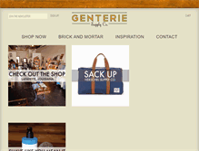 Tablet Screenshot of genterie.com